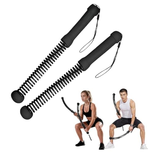 Image of Ryfpdml 2Pcs Ropeless Battle Rope for Home Workout, Ropeless Weighted Battle Ropes for Exercises Portable Quiet Cordless Training Rope Fitness Equipment for Indoor Outdoor Home Gym Strength