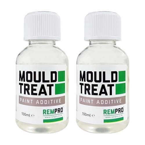 Image of Rempro 2 x 100ml Anti-Mould Paint Additive - Prevention & Control of Black Mould Caused by Condensation & Damp