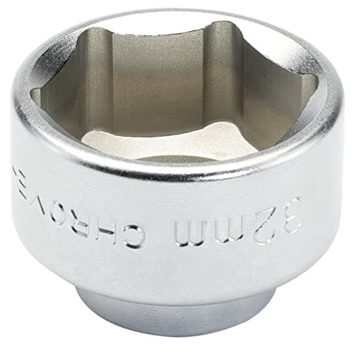 Image of Draper 13430 Expert Oil Filter Cap Socket, 3/8" Square Drive, 32mm