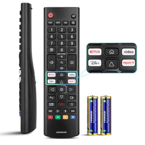 Image of for LG-TV-Remote-Control, Universal Replacement for All LG Smart TV, with 4 Shortcut Keys and Included Batteries