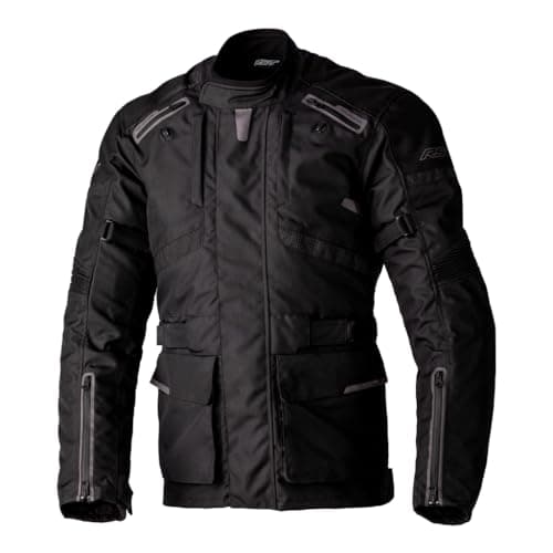 Image of RST Endurance CE Mens Waterproof Textile Touring Motorcycle Jacket (as8, numeric, numeric_48, regular, regular, Black, 48)