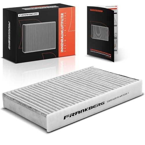 Image of Frankberg Cabin Air Filter with Activated carbon filter Compatible with Me.gane III Hatchback B3 BZ0/1 1.6L 2011-2016 Juke F15 1.2L-1.6L 2010-2019 Replace# 271T200A00