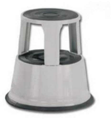 Image of Q-Connect Metal Step Stool Light Grey
