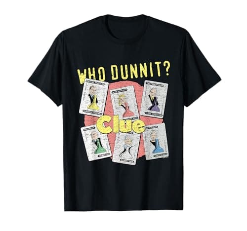 Image of Clue Clue to Who Dunnit T-Shirt