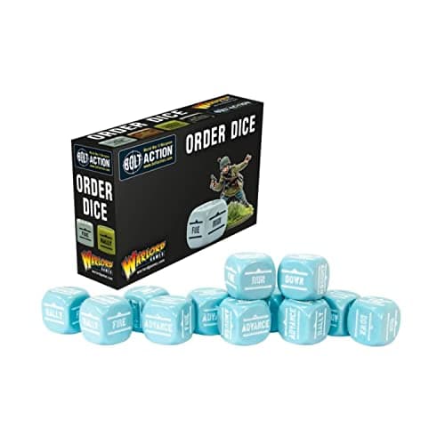 Image of Order Dice for Bolt Action (Blue)