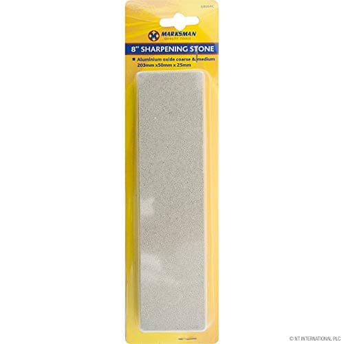 Image of New 3 X Quality Aluminium Oxide Sharpening Oil Stone FINE Medium Grade 8" Hand Tools INCH | Set of 3 | Whetstone Oilstone Grinder Knife Axe Hatchet Sharpener