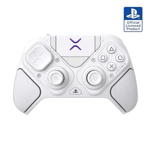 Image of Turtle Beach Victrix Pro BFG Reloaded Wireless Modular PlayStation Controller White - Officially Licensed Product for competitive and esports gamers