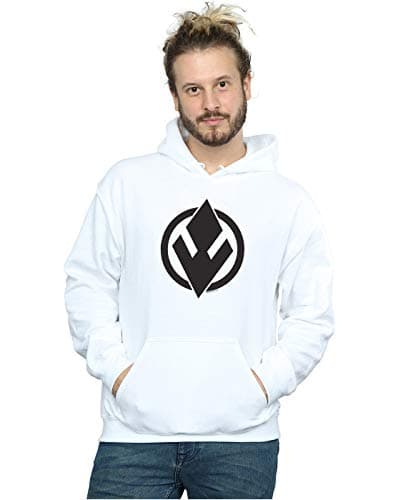 Image of Absolute Cult Star Wars The Rise Of Skywalker Sith Logo Men's Hoodie White Large