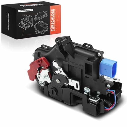 Image of Frankberg Door Lock Actuator StellMotor Rear Left 7-Pins Compatible with Golf Plus 521 5M1 2004-2013 Golf V 1K1 2003-2009 J.e.t.t.a III 1K2 2007-2010 T.o.u.r.a.n 1T1 1T2 2003-2010 Replace# 3D4839015A