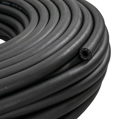 Image of 8MM E10 Reinforced Rubber Fuel Hose Engine UNLEADED Petrol Diesel Oil LINE Pipe (5m) Length
