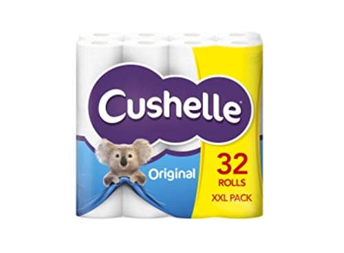 Image of 32 Original Cushelle Toilet Roll - Cushelle Toilet Tissue (32 in Pack)
