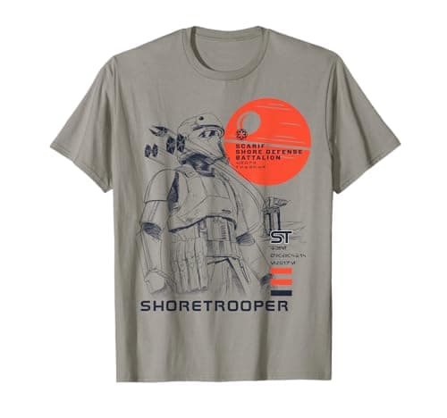 Image of Star Wars Rogue One Shoretrooper Death Star T-Shirt T-Shirt