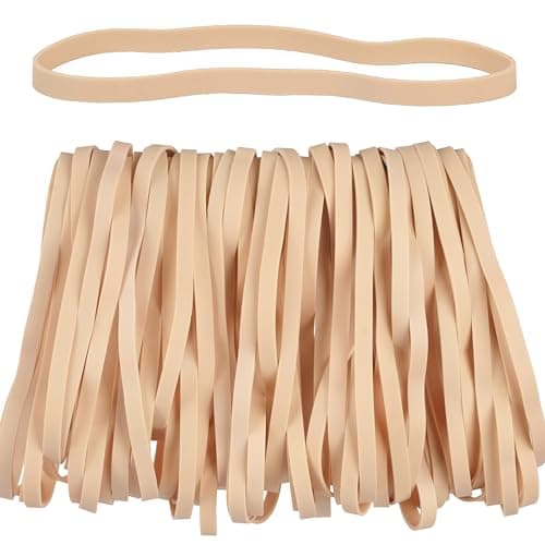 Image of Rubber Bands 50 Pcs Large150x6mm Big Rubber Bands Elastic Bands for Office Supplies File Folders Box Books gifts Notebook
