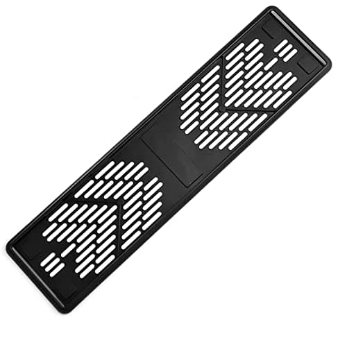 Image of E-TECH Number Plate Holders (Black ABS Plastic)