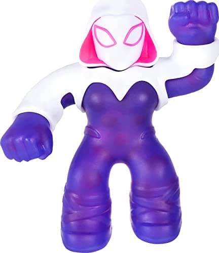 Image of Heroes of Goo Jit Zu Marvel Hero Pack with Ghost Spider: Super Stretchy Marvel Hero with Exciting Slime Filling - 11.5cm Tall