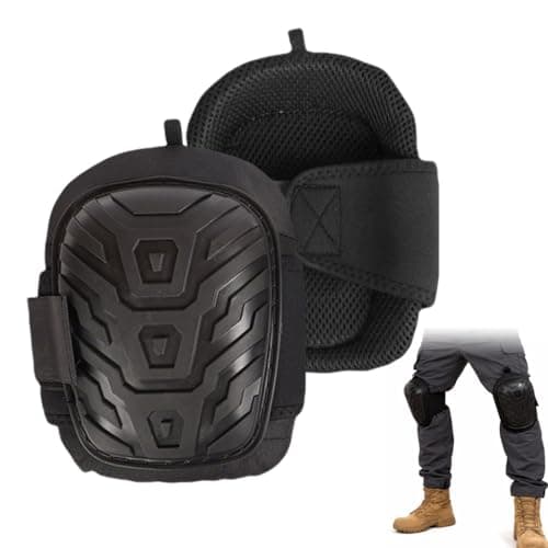 Image of Knee Pads 20 x 16 x 4 cm Hard Shell EVA Gel Lining Adjustable Straps Shock Absorption Non Slip Protective Work Tactical Outdoor Knee Pads for Cycling Skating Hiking Construction Gardening Tactical Tra