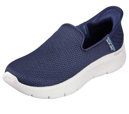 Image of Skechers Women's GO Walk Flex Relish Sneaker, Navy, 4 UK