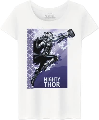 Image of Marvel Women's Wotlatmts009 T-Shirt, White, XXL