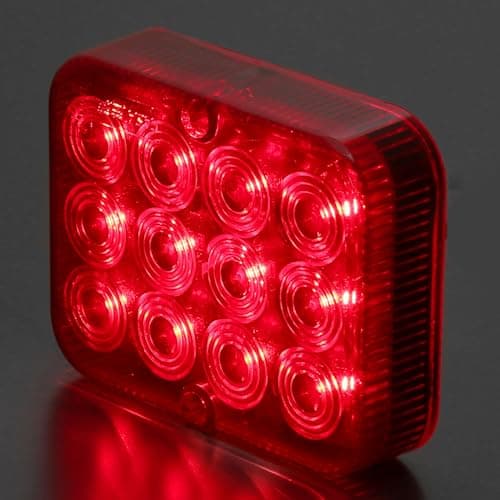 Image of ETUKER Rear Fog Light LED 12V Waterproof ECE 1Pc Red Fog Lamp for Trailer Caravan Truck