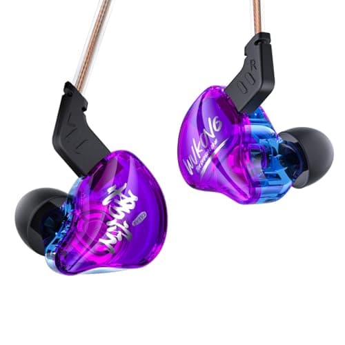 Image of Yinyoo KBEAR MONKIE K01 Gaming Earbuds,Noise Cancelling In Ear Headphones with 3.5mm Plug, Surround Hifi Sound in Ear Monitor Wired Gaming Earphones Compatible with PC,PS5, Xbox,Switch