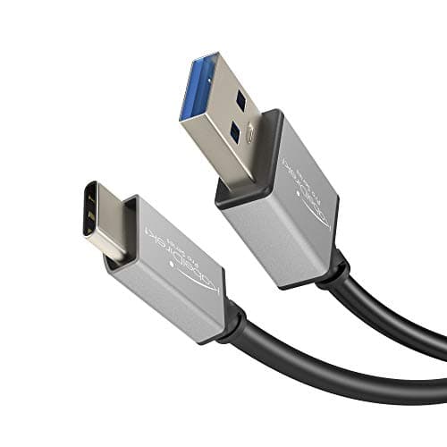 Image of KabelDirekt – USB A 3.0 to USB C cable – 2m – (SuperSpeed data cable and charger cable, suitable for smartphones and tablets with a USB C port, black/space grey) – PRO Series