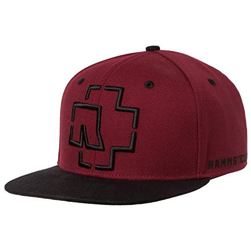 Image of Rammstein Snapback Cap Logo Bordeaux, Official Band Merchandise