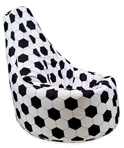 Image of MaxiBean Bean Bag Chair Gaming indoor Outdoor Weather Resistant - Perfect for Home, Garden, Living Room Lounge - Adult, teenager Big Recliner BeanBag Chairs with Filling Beans Included - Football