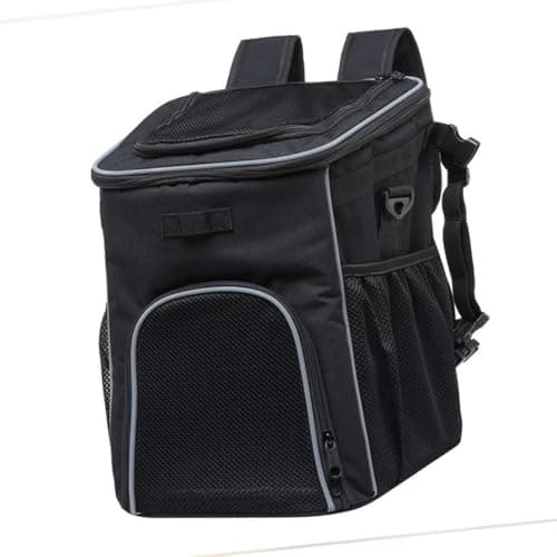 Image of QUILSTM Versatile Travel Pet Backpack With Mesh Fabric For Enhanced Outdoor Enthusiasts With Small Pets Rabbit Travel Bag Sightseeing Pack Bicycle Basket