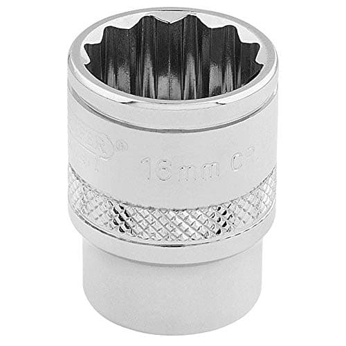Image of Draper 32780 3/8-Inch Square Drive 12-Point Hi-Torq Metric Socket, 16mm Size