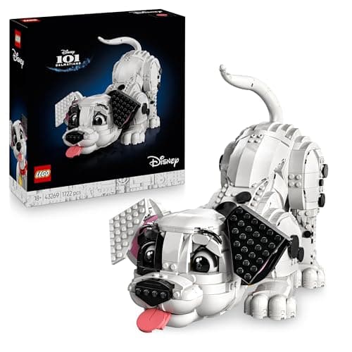 Image of LEGO | Disney 101 Dalmatians Puppy Figure - Customisable Building Set for Adults - Transforms Into 1 of 6 Cute Dogs with a Rotating Head and Tail - DIY Home Decor - Gift Idea for Fans - 43269