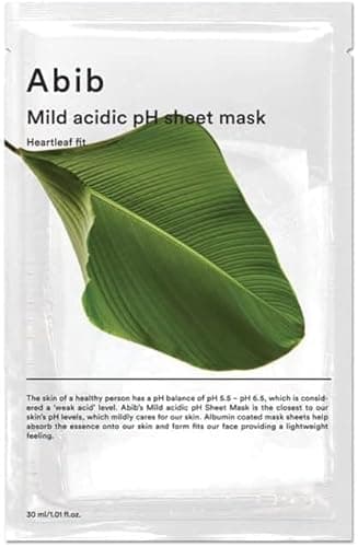 Image of [abib] Mild Acidic pH Sheet Mask #Heartleaft Fit 10P