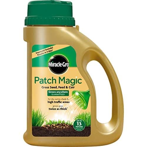 Image of Miracle-Gro Patch Magic Grass Seed, Feed and Coir, 1015 g, Green