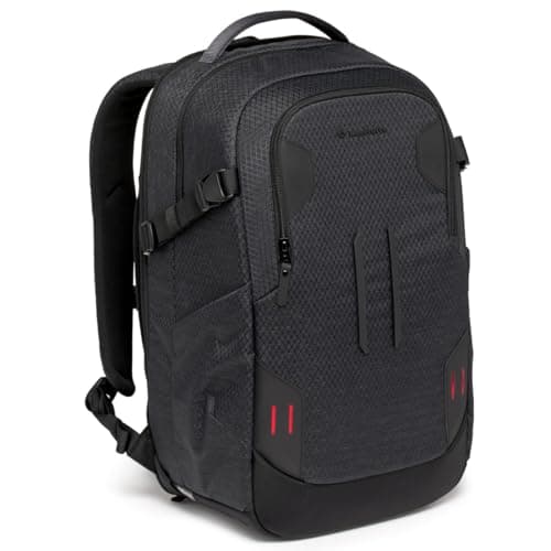 Image of Manfrotto PRO Light Backloader M, Professional Camera Backpack for Cameras, Top and Rear Access, Double Tripod Mount, Padded Backpack with Interchangeable Dividers, Black