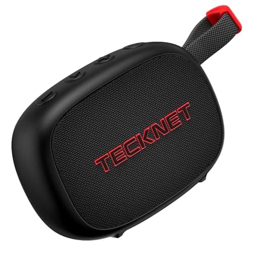 Image of TECKNET Portable Bluetooth Speaker, TWS Surround Sound & Powerful Bass, IP67 Waterproof Dustproof Wireless Speaker, 30H Playtime, Bluetooth 5.4, Mini Travel Speaker for Outdoor, Party