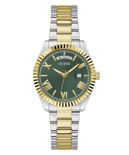 Image of GUESS Women Analog Quartz Watch with Stainless Steel Strap GW0308L5