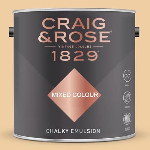 Image of Paint Stop CRAIG & ROSE 1829 CHALKY EMULSION BEAUVAIS CREAM 2.5L