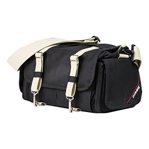 Image of Domke Rugged Wear Ledger Press Field Shoulder Bag - Black/Sand