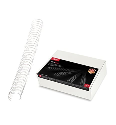 Image of GBC WireBind Binding Wires, 12.5 mm, 115 Sheet Capacity, A4, White, Pack of 100, RG810870