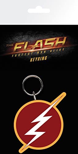 Image of DC Comics "The Flash, Logo" Key Ring, Multi-Colour