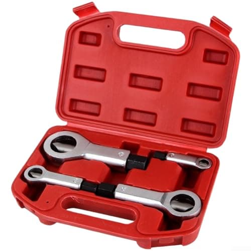 Image of 4 Piece Carbon Steel Nut Splitter Kit for 9mm 11mm 13mm 15mm 17mm 19mm 21mm 22mm 24mm 27mm Rusty Bolt Nuts Removal