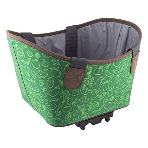 Image of Racktime Unisex - Adult Agnetha Bicycle Basket, Green, 1 Size