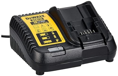 Image of DEWALT DCB115 DEWDCB115 DCB115-GB XR Multi Voltage Li-Ion Battery Charger 10.8V, 14.4V & 18V, 230 V, Black/Yellow, One size