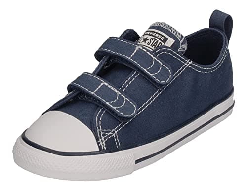 Image of Converse Boy's Unisex Kids Chuck Taylor All Star 2V OX Sneaker, Althetic Navy-White, 6 UK Child