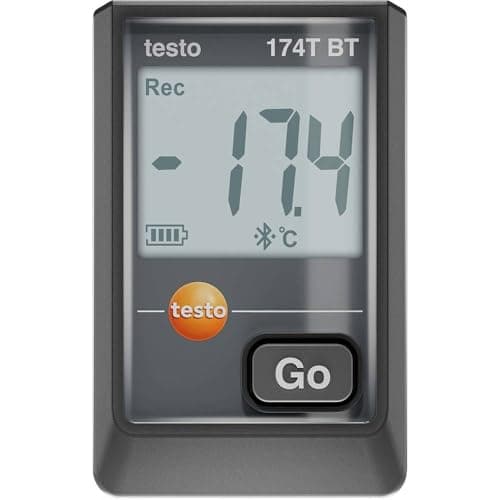 Image of testo 174 T BT - Mini temperature data logger with Bluetooth® and app connection (black)