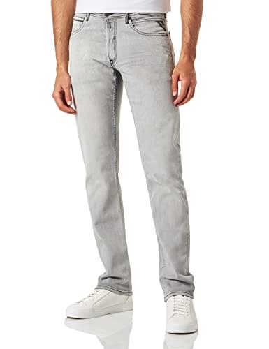 Image of Replay Men's Grover Jeans, 095 Light Grey, 3134