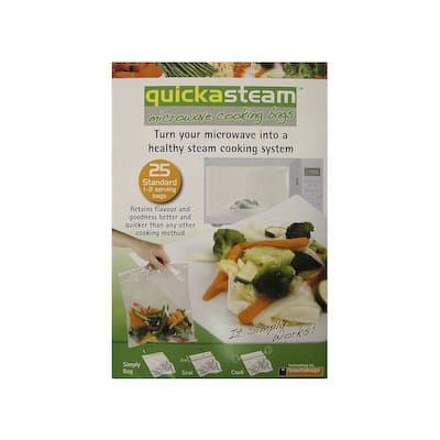 Image of Planit Products Quicka Steam Standard Microwave Cooking Bags 675487