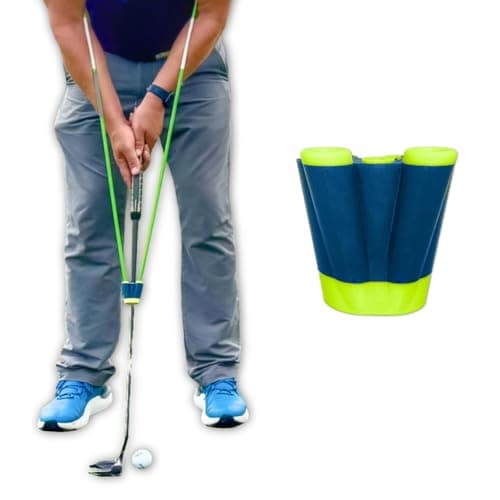 Image of PUTTING EDGE Golf Putting Training Aid | Putting Guide for Smooth, Consistent Stroke | Golf Chipping & Alignment Trainer | Improve Accuracy & Short Game