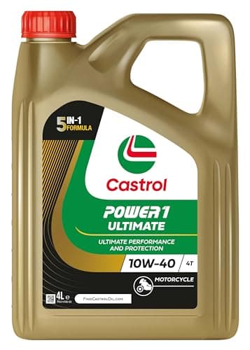 Image of Castrol POWER1 ULTIMATE 4T 10W-40 Motorcycle Oil 4L, Gold