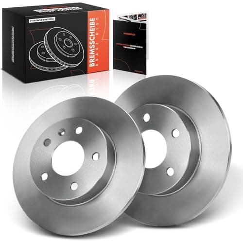 Image of Frankberg Brake Disc Set incl. 2x Discs Rear Solid Ø264mm Compatible with Zafira A MPV T98 Astra G CC T98 Astra G Caravan T98 Replace# 0569109