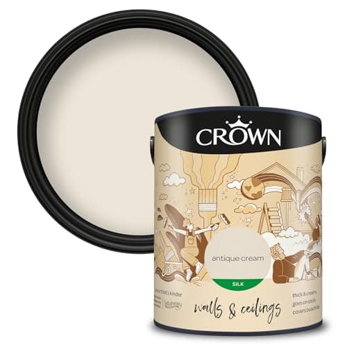 Image of Crown Retail Core Emulsion Silk Antique Cream 5 L